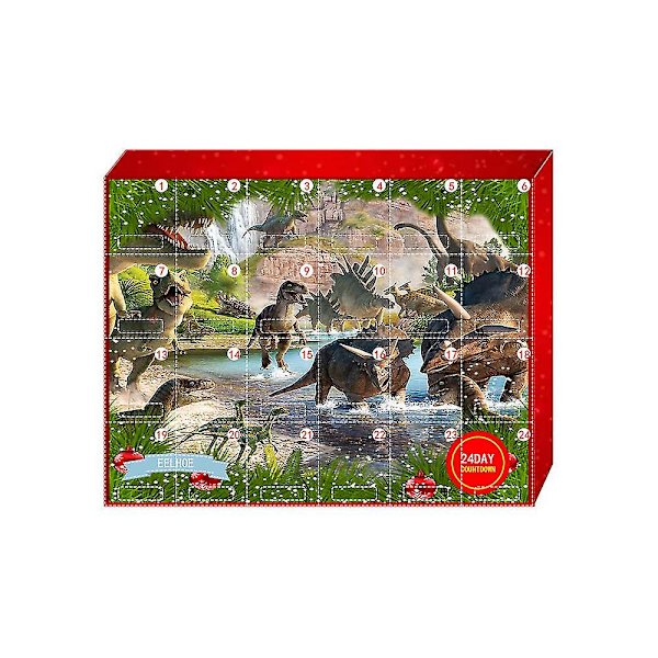 Christmas gift calendar with 24 surprises - Dinosaurs