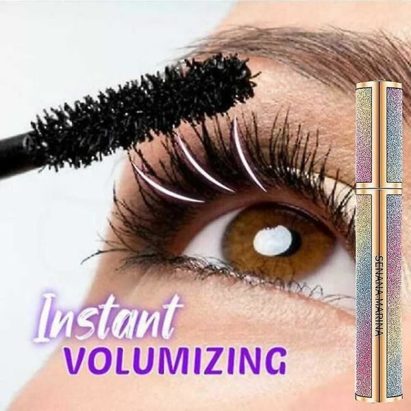 4d Silk Fiber Vipper Tyk Forstørrende Mascara
