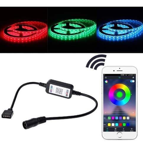 Flexibel 5m RGB LED-strip / Ljusslinga / LED-strip Bluetooth APP Multicolor multifärg