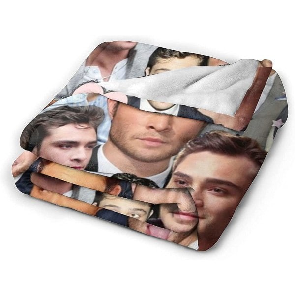 Ed Westwick Heminredningsfilt Sovrum för Soffa Säng Sovrum Kontor Camping Resa -u417 125x100cm (50x40in)