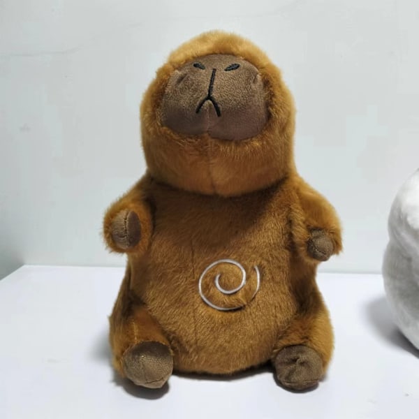 Andas Capybara Glowing Lugnar Baby till Sömn Plysch Leksak Docka Present Andning brown