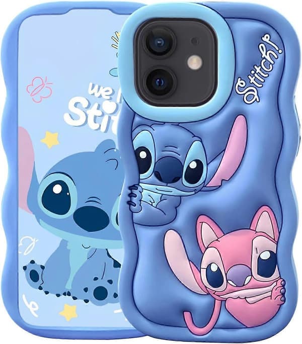 Kompatibel med iPhone 13 Pro Max-fodral, söt 3D-tecknad djurkaraktär cool stötsäker silikonskyddsskal för iPhone 13 Pro Max