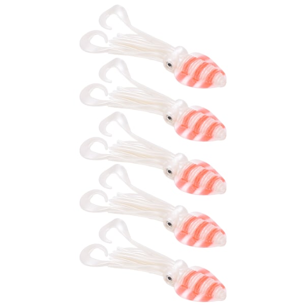 Squid Lures Soft Bright Squid Lures Octopus Skirt Bait for Saltwater Sea Fishing Approx 18cm / 7.1in