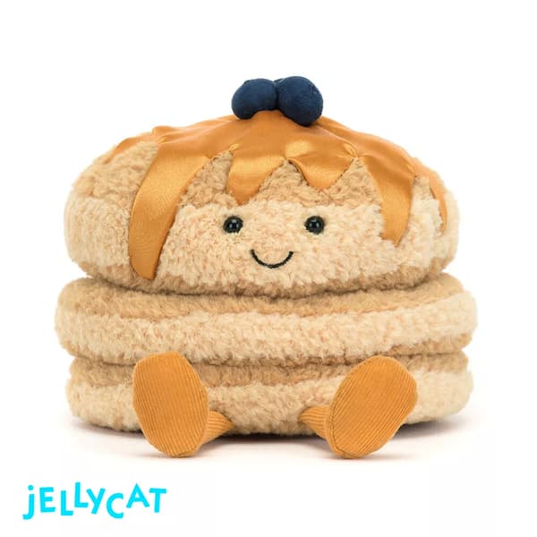 Jellycat Amuseables Pannekake Plysj Kosedyr 11cm Søt Gave-FX-