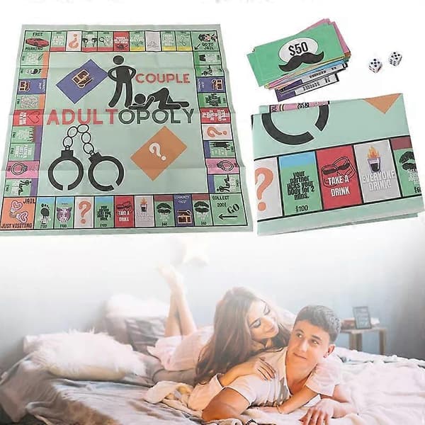 Par Spil, Par Voksen Opoly Brætspil, Date Night Ideer, Intimitetskort