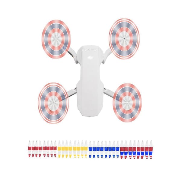 8 stk 4726 Propell for DJI Mini 2 Drone Lette Propeller Blader Erstatningsvinge Reservedeler for Mavic Mini 2 G black  orange