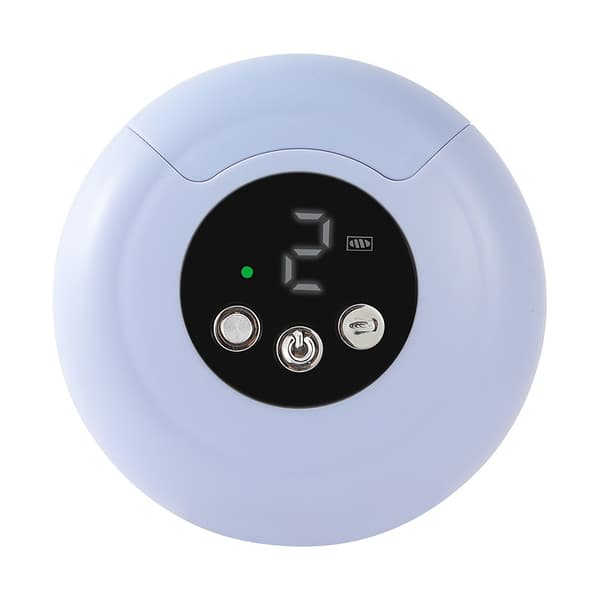 Elektrisk negleklipper, USB-oppladbart litium-polymerbatteri, hastighetskontroll, manikyr/pedikyr, LCD Purple
