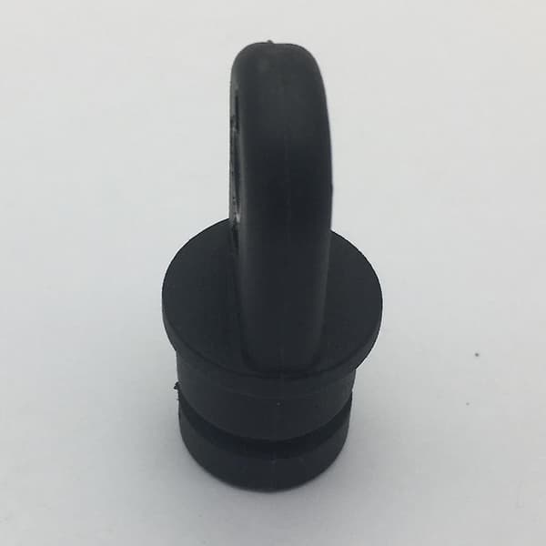 4x Nylon 3/4\" Runde Indvendige Øjeender Marine Båd Bimini Top Tilbehør Sort
