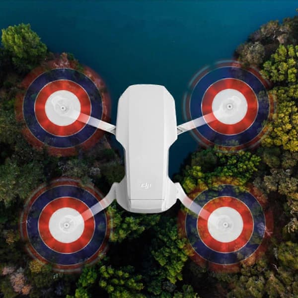8 stk 4726 Propell for DJI Mini 2 Drone Lette Propeller Blader Erstatningsvinge Reservedeler for Mavic Mini 2 G black  orange