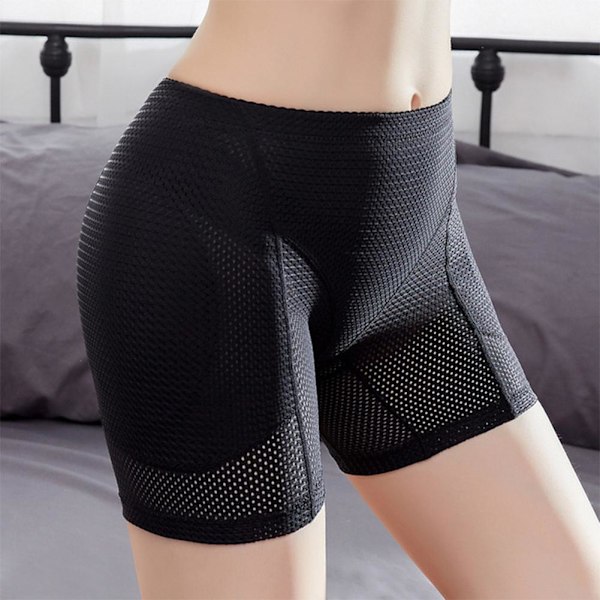 Sexy Hofteputer For Kvinner Rumpeheving Former Padding Truser Push Up B Middle waist black XL