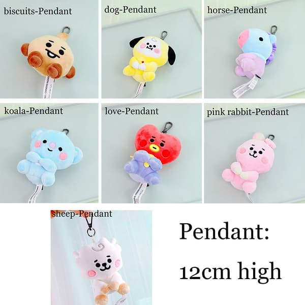BTS plysjdukke ANHENG - spottsalg sheep pendant