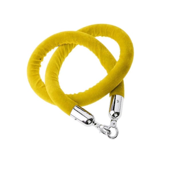 1,5 m Velour Reb Crowd Control Stander Post Kø Linje Barriere Rød Yellow