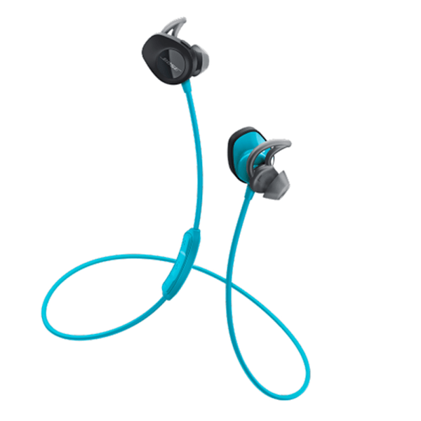 Bose SoundSport Trådlösa In-Ear Bluetooth Svettsäkra Hörlurar Blå Blue