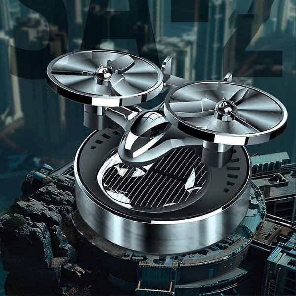 Solar Helikopter Ornamenter Bilparfyme Bil Aromaterapi Bil Luktfjerning A