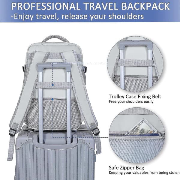 Rejserygsæk til Ryanair kabinetaske under sædet håndbagage