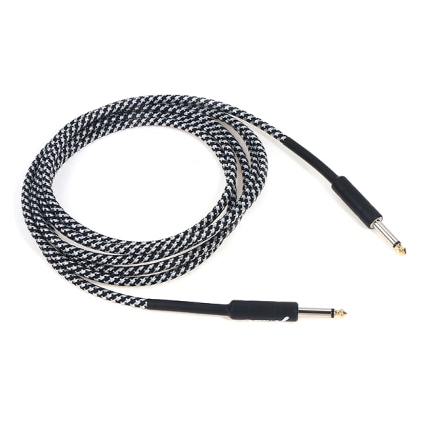 Fender Gitarrkabel Tråd Sladd Bas Elgitarr Box o Kabel Brus Svart 3m