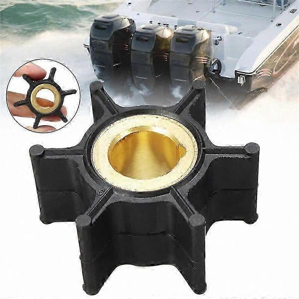 Johnson Evinrude OMC 4HK Utenbords Vannpumpe Impeller 1980-1997 Erstatning Black