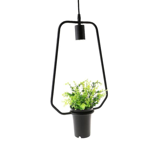 E27 Pendellampe Lys Jernplanter Hengende Taklamper Lampe Dekor #7