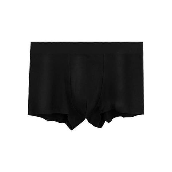 Boxerkalsonger Herr Underkläder Män Paket Mjuka Bomullsunderkläder black L