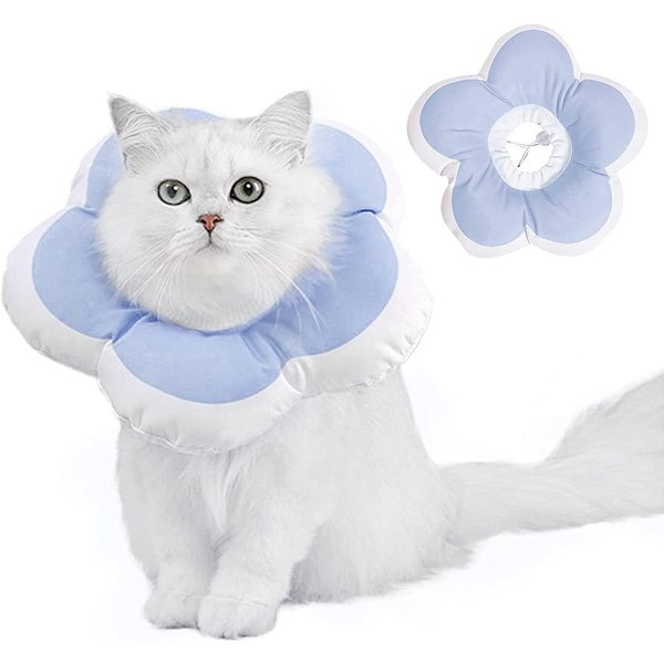 Protective Collar for Cat, Neck Collar, Cat Collar, Soft Adjustable Protective Collar for Cats, Prevent Pets from Stitches, Wounds