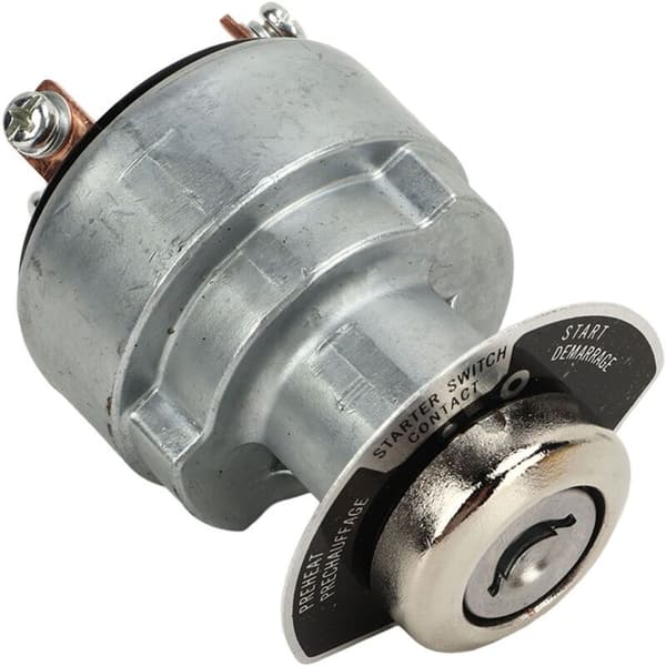 Tændingslås 183827. Startnøgle til Kubota D722 D902 D1005 D1105 D1305 V1205 V1305 V1505 motor silver