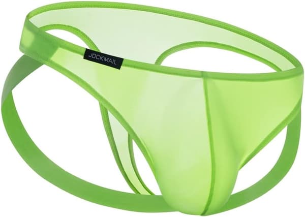 2025 Senaste Modellen Herrtrosor Underkläder JockStrap Herr G-string Jockstraps för Män Is-Silke Jockstrap Grön XX-Large