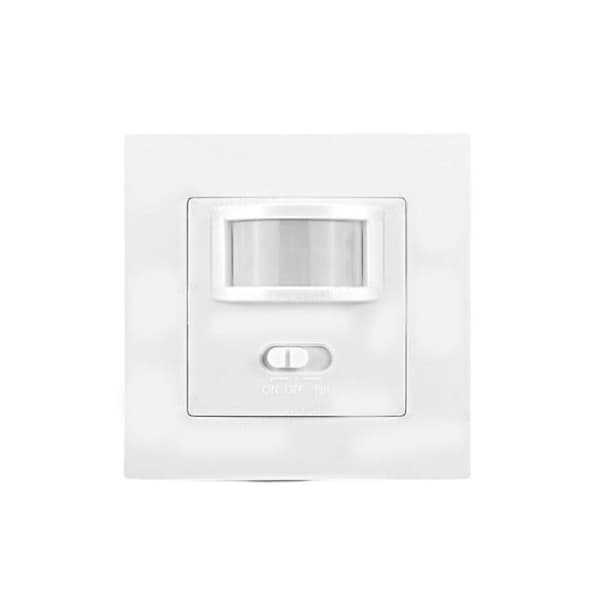 Innfelt bevegelsessensor Infrarød PIR-bryter 140 Hvit 110-240v LED Ny