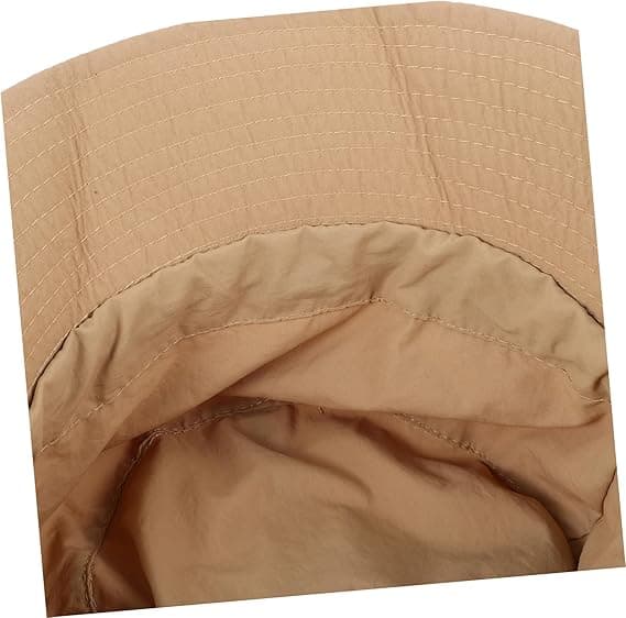 Flickors bucket-hatt Lätt och andningsbar solhatt i polyester för strandfest Khaki