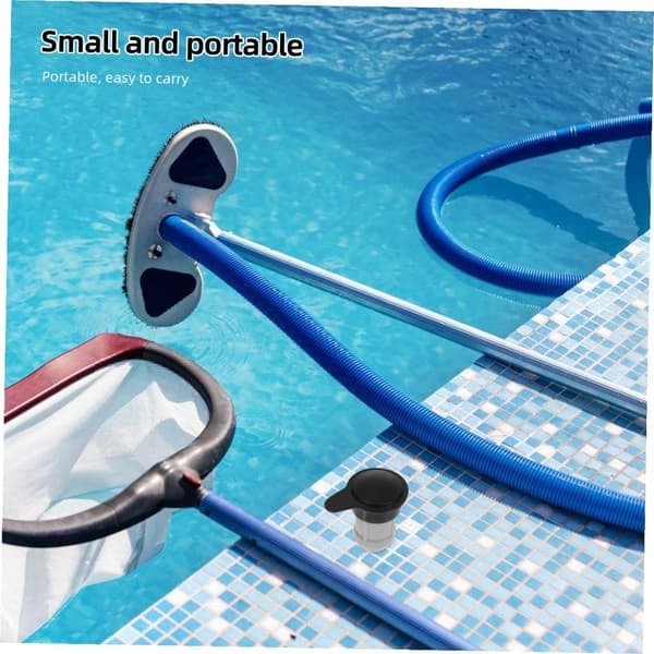 Luftindsprøjtningsventiladapter til fritstående pools, forbindelse til luftdyse og vand, nem installation, udskiftning