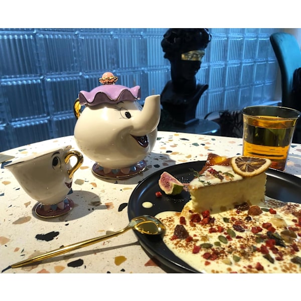 Tecknad mugg tekanna mugg tekanna mugg söt set