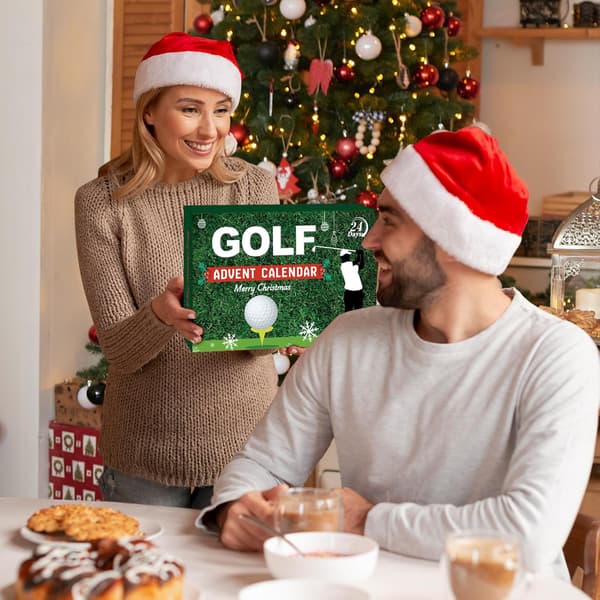 2026 Herre Junior Golf Julekalender 24-dages Julekalender til Far, Mand eller Kæreste E