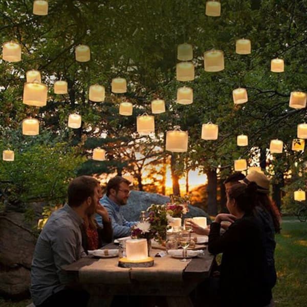 Sammenleggbar Solar Oppblåsbar Campinglampe for Telt – Nødbelysning