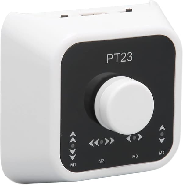 Sidevendingspedal Bluetooth til computer, telefon, tablet, Windows, OS X, Android, iOS Type C genopladelig multimediefjernbetjening med tastafbryder (hvid) white