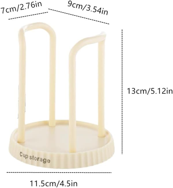 2-pakning papirkoppholder koppdispenser baderomskoppholder te- og kaffekoppholder egnet for 5-8 oz papirkopper.