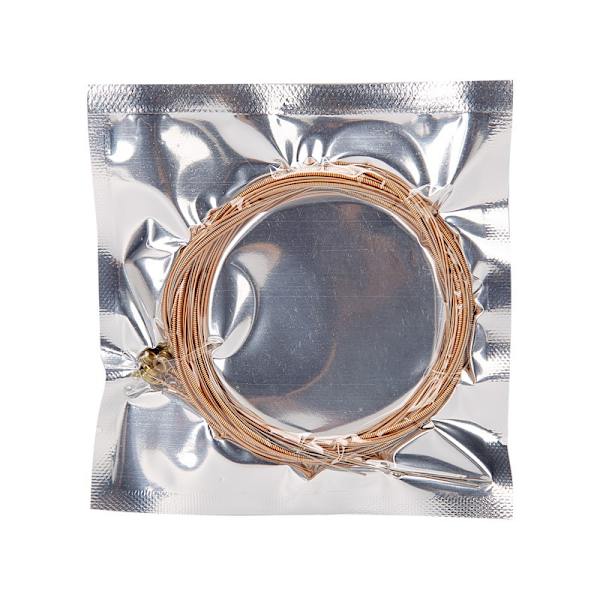 Fosforbrons Nanoweb 16002 Extra Lätta 10-47 Akustiska Gitarrsträngar 6-pack inklusive polerduk.