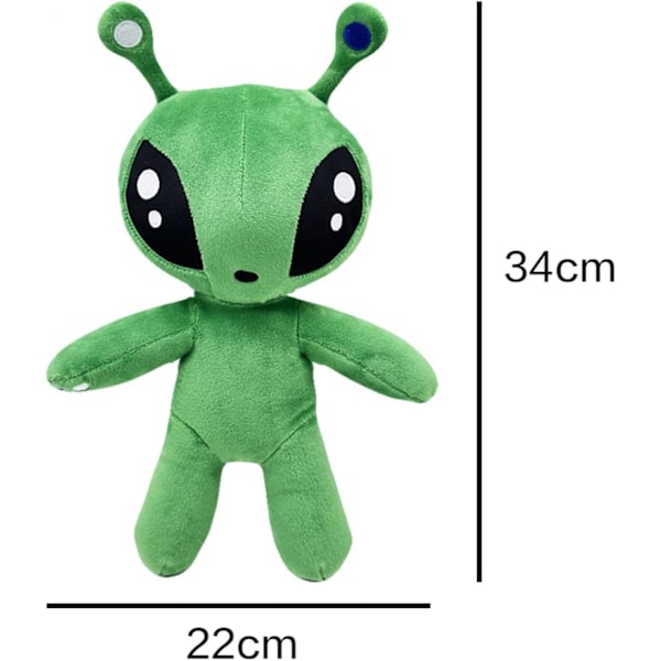 Plyslegetøj Grøn Alien Plyslegetøj Alien Udstoppede Bløde Søde Dyrelegetøjsgaver