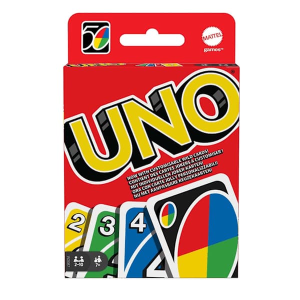 UNO kortspil og brætspil egnet til 2 - 10 spillere kortspil og brætspil