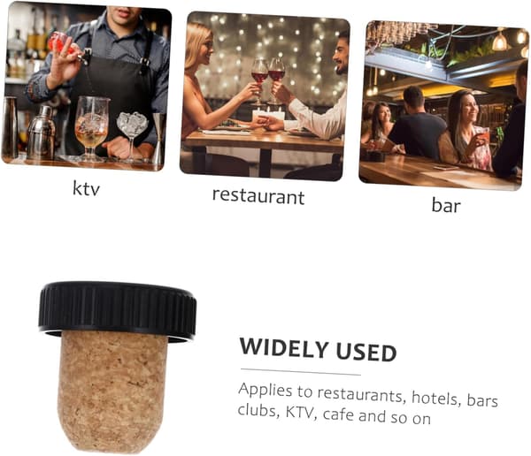 Dryckesflaskförslutare 6-pack röd korkförsegling för drycker för Ktv Cafe
