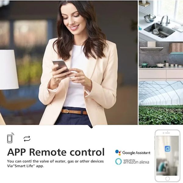 Bluetooth smart vattenventil avstängning kontrollerad vattenventil Smart bluetooth vattenventil för trädgårdsbevattning