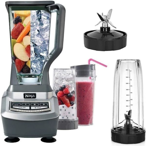Blender reservedele - Bundblad 7 dele til Nutri Ninja Blade Block 1000W Juicer tilbehør
