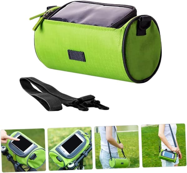 Cykelstyrtaske Touchskærm Fronttaske Polyester