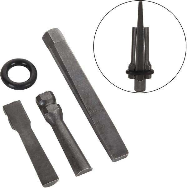 5-delt sprekkekile 18mm / steinkile for splitting av stein - kile
