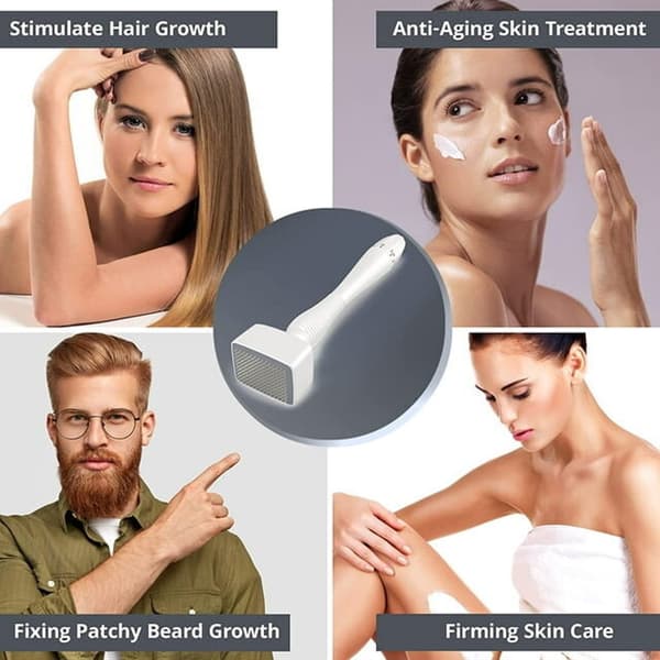 Microneedles Derma Roller Microneedle Hudvårdsverktyg Microneedling Roller för män och kvinnor