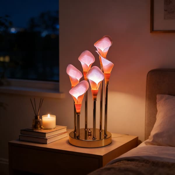 Blomst Natlampe Unik Justerbar Lysstyrke til Fest Bryllup Kæreste