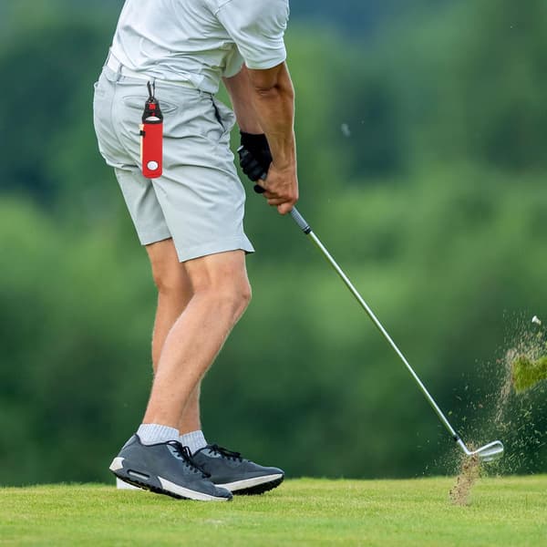 Golfbold bærepose Golf Tee Holder Pung Bærbar Neopren Golfboldholder med klips til mænd og kvinder Opbevaringsgaver