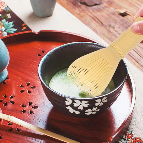 1-pak PP Traditionel Matcha Blender Børsteværktøj