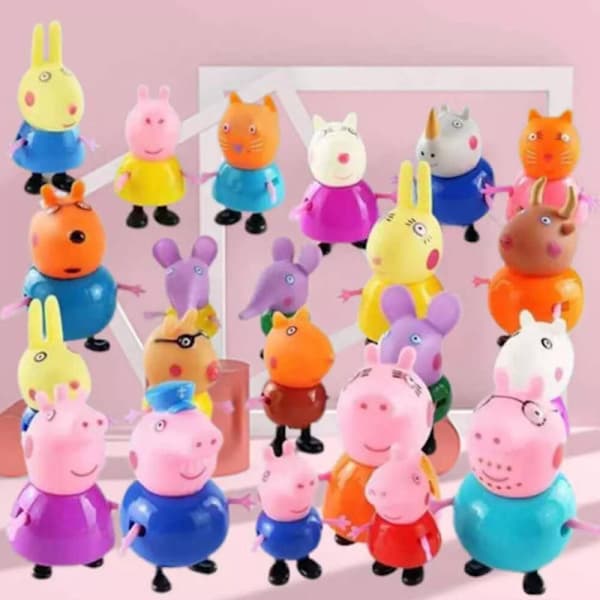 25 kpl Greta-sika perheystävät Emily-toimintahahmoleluja - Nopea toimitus