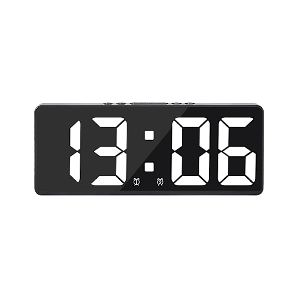 Digital väckarklocka LED sovrumsklocka elektronisk skrivbordsklocka
