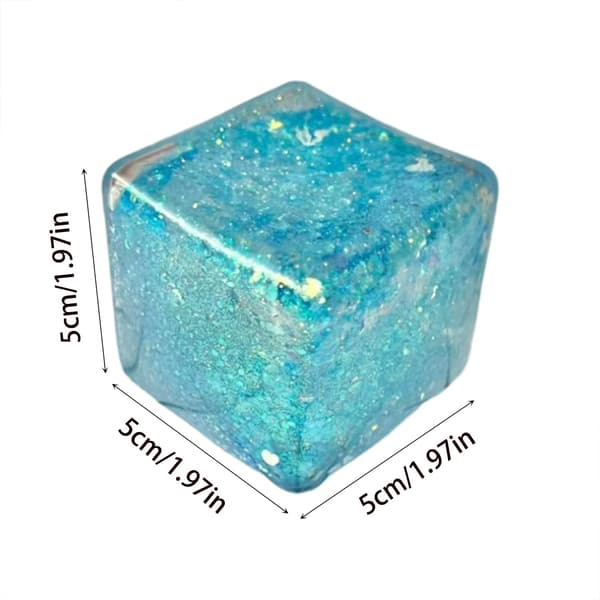 Premium Block Cube Squishy – Jääkuutio Squishies aikuisille Squishy Cube Stressikuutio (vihreä)