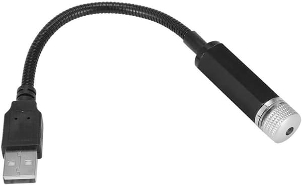 USB-biltilbehør Interiør Atmosfære Stjernehimmel Lampe Omgivende Nattlys